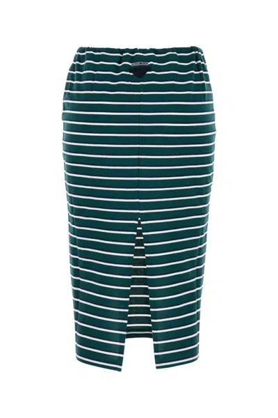 Prada T-shirt In Green