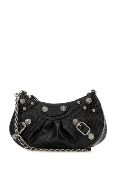 Balenciaga Borsa Le Cagole Mini Con Catena Da Donna In Nero In Black