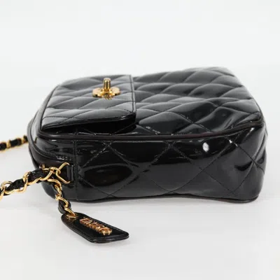 Pre-owned Chanel Camera Black Patent Leather Shoulder Bag ()