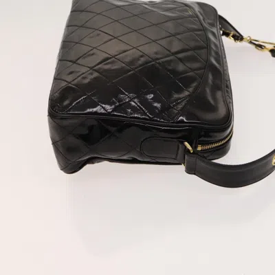 Pre-owned Chanel Camera Black Patent Leather Shoulder Bag ()