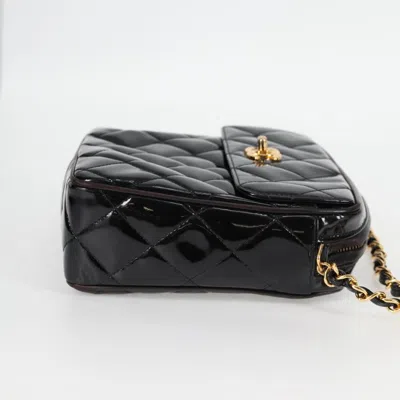 Pre-owned Chanel Camera Black Patent Leather Shoulder Bag ()