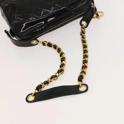 Pre-owned Chanel Camera Black Patent Leather Shoulder Bag ()