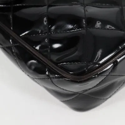 Pre-owned Chanel Camera Black Patent Leather Shoulder Bag ()