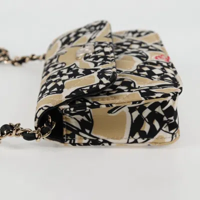 Pre-owned Chanel Coco Mark Beige Nylon Shoulder Bag ()