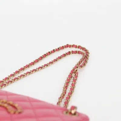 Pre-owned Chanel Coco Mark Pink Leather Shoulder Bag ()