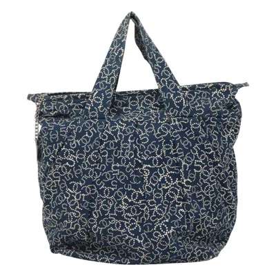 Pre-owned Chanel Navy Canvas Tote Bag ()