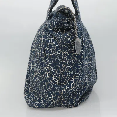 Pre-owned Chanel Navy Canvas Tote Bag ()