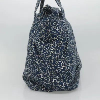 Pre-owned Chanel Navy Canvas Tote Bag ()
