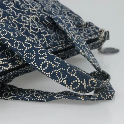 Pre-owned Chanel Navy Canvas Tote Bag ()