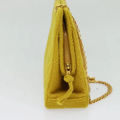 Pre-owned Chanel V-stich Yellow Other Shoulder Bag ()