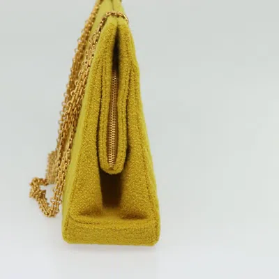 Pre-owned Chanel V-stich Yellow Other Shoulder Bag ()