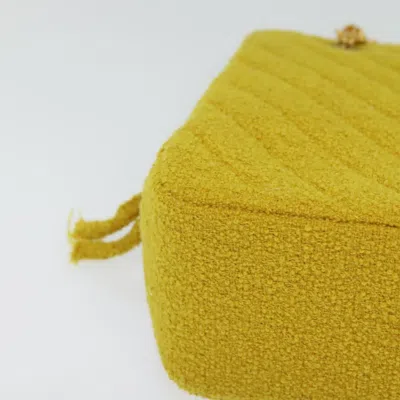 Pre-owned Chanel V-stich Yellow Other Shoulder Bag ()