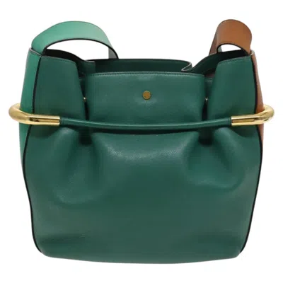 Pre-owned Chloé Emma Green Leather Shoulder Bag ()