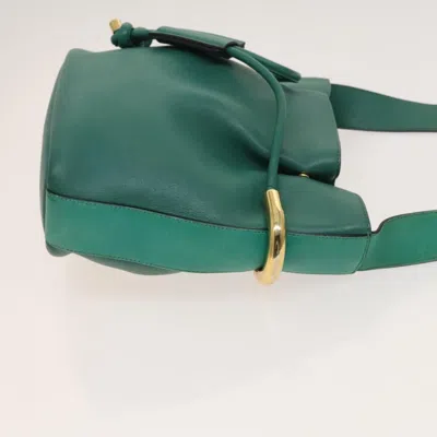 Pre-owned Chloé Emma Green Leather Shoulder Bag ()