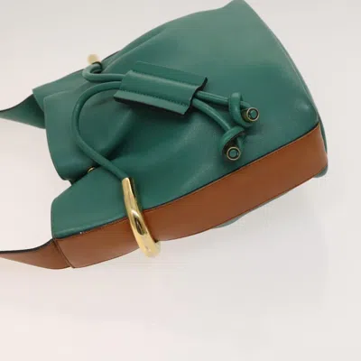 Pre-owned Chloé Emma Green Leather Shoulder Bag ()