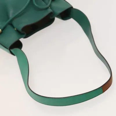 Pre-owned Chloé Emma Green Leather Shoulder Bag ()