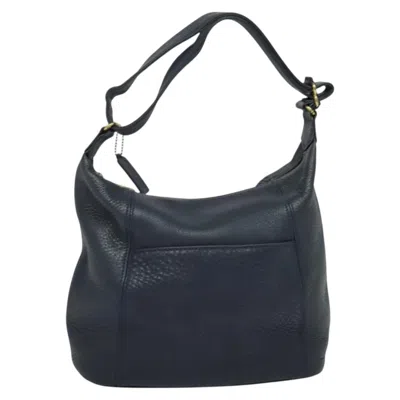 Pre-owned Coach Hobo Navy Leather Shoulder Bag ()