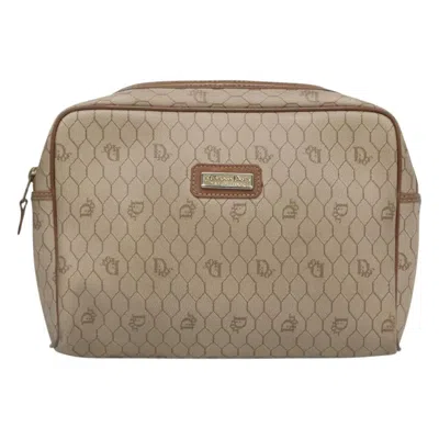 Pre-owned Dior Beige Canvas Clutch Bag ()