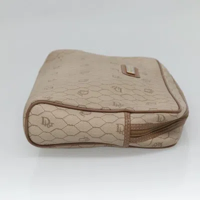 Pre-owned Dior Beige Canvas Clutch Bag ()