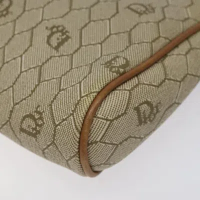 Pre-owned Dior Honeycomb Beige Leather Clutch Bag ()