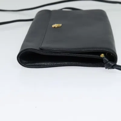 Pre-owned Dior Navy Leather Shoulder Bag ()