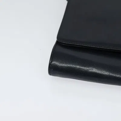 Pre-owned Dior Navy Leather Shoulder Bag ()