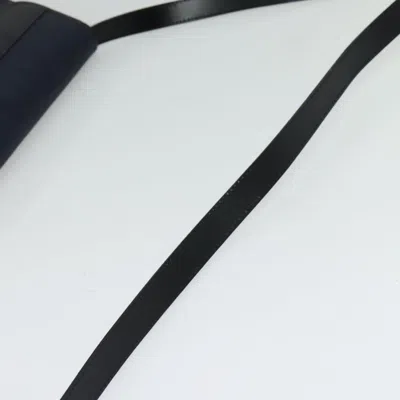 Pre-owned Dior Trotter Navy Canvas Shoulder Bag ()