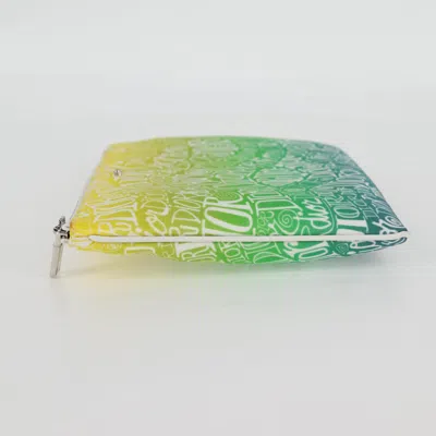 Pre-owned Dior Yellow Nylon Clutch Bag ()