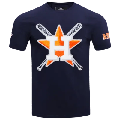 Pro Standard Mens  Astros Mash Up Sj Tee In Blue