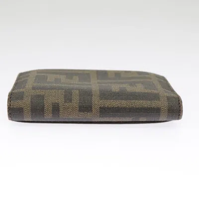 Pre-owned Fendi Black Canvas Wallet  ()