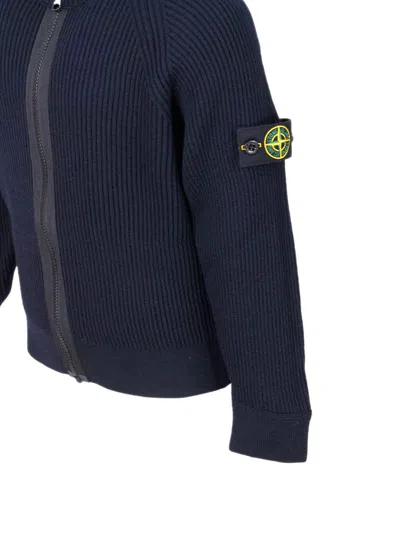 Stone Island Sweater In Blue