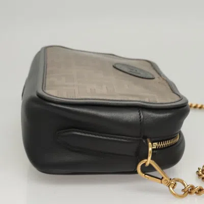 Pre-owned Fendi Camera Case Brown Canvas Shoulder Bag ()