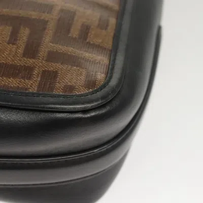 Pre-owned Fendi Camera Case Brown Canvas Shoulder Bag ()
