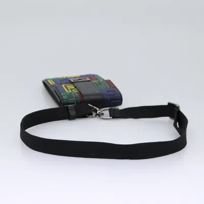 Pre-owned Fendi Zucca Black Canvas Clutch Bag ()
