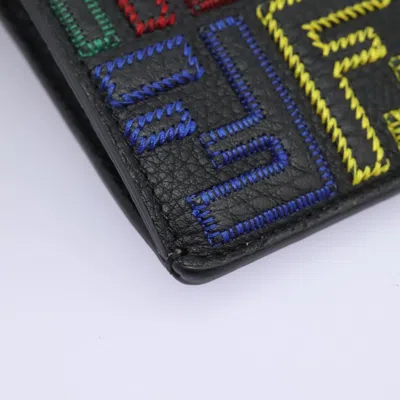 Pre-owned Fendi Zucca Black Canvas Clutch Bag ()