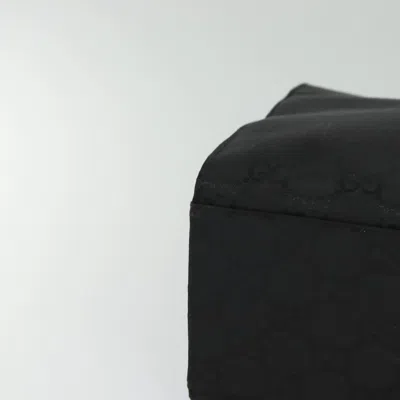 Pre-owned Gucci Bamboo Black Canvas Tote Bag ()