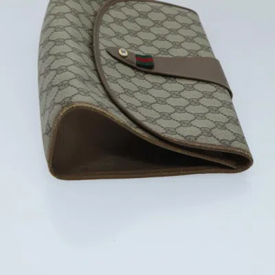 Pre-owned Gucci Beige Canvas Clutch Bag ()