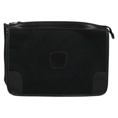 Pre-owned Gucci Black Canvas Clutch Bag ()