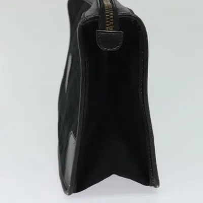 Pre-owned Gucci Black Canvas Clutch Bag ()
