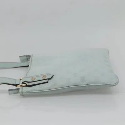 Pre-owned Gucci Blue Canvas Shoulder Bag ()