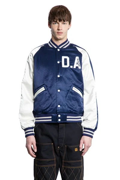 Human Made Vintage Style Bomber Jacket In Blue