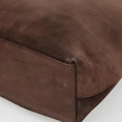 Pre-owned Gucci Brown Suede Tote Bag ()