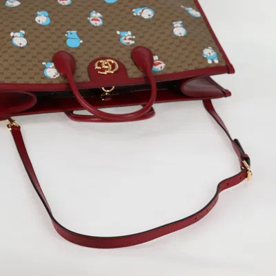 Pre-owned Gucci Doraemon Beige Canvas Tote Bag ()