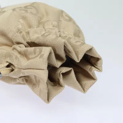 Pre-owned Gucci Gg Canvas Beige Canvas Clutch Bag ()