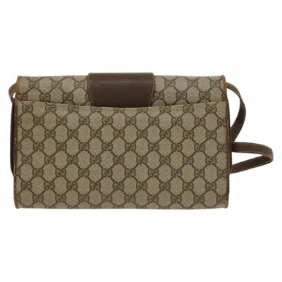 Pre-owned Gucci Gg Canvas Beige Canvas Shoulder Bag ()
