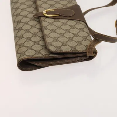 Pre-owned Gucci Gg Canvas Beige Canvas Shoulder Bag ()