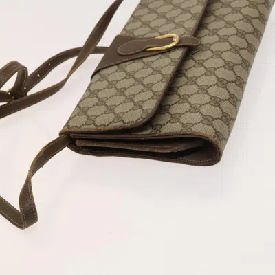Pre-owned Gucci Gg Canvas Beige Canvas Shoulder Bag ()