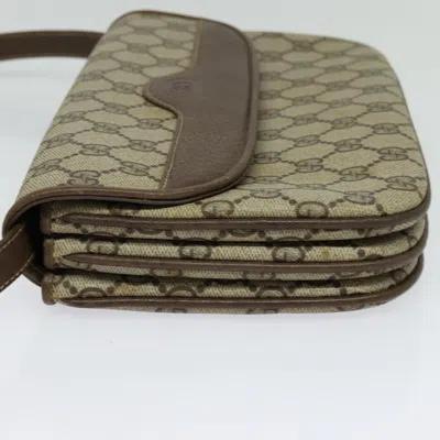 Pre-owned Gucci Gg Canvas Beige Canvas Shoulder Bag ()