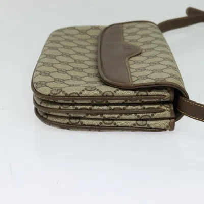Pre-owned Gucci Gg Canvas Beige Canvas Shoulder Bag ()