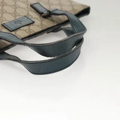 Pre-owned Gucci Gg Supreme Beige Canvas Tote Bag ()